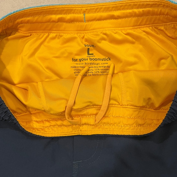 Birddogs Men Swim Hybrids - Red Stripe and Navy - Picture 4 of 10